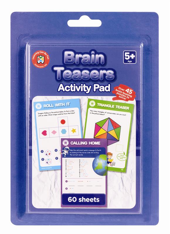 Brain Teasers! Activity Pad - Educational Vantage