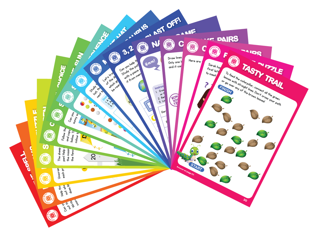 Brain Teasers! Activity Pad - Educational Vantage