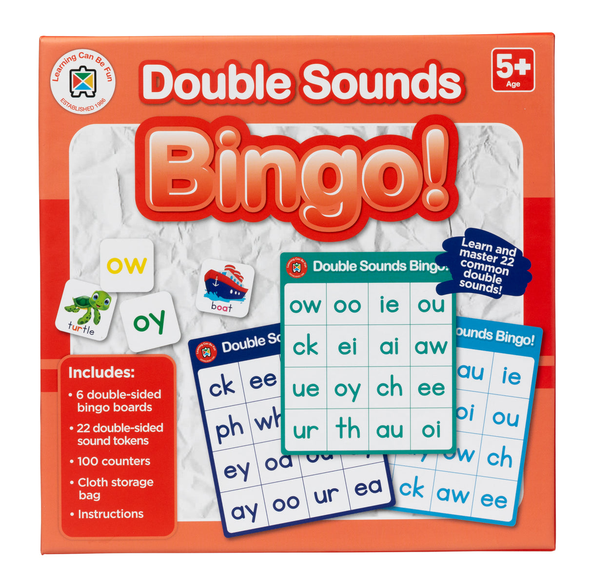 Double Sounds Bingo! - Educational Vantage