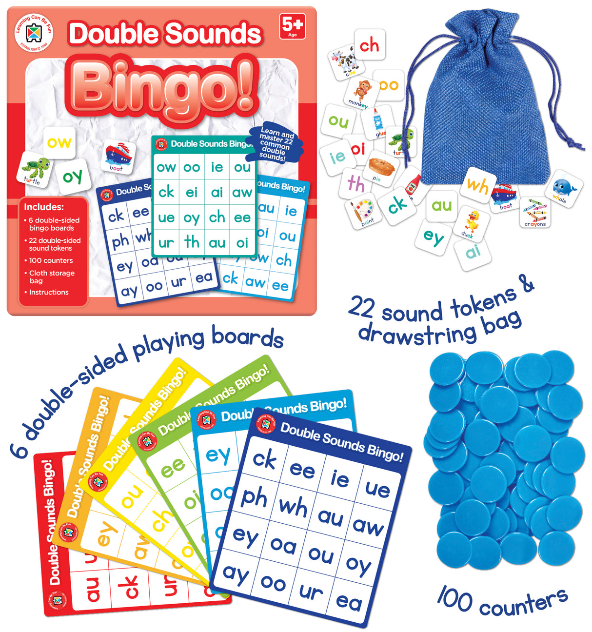 Double Sounds Bingo! - Educational Vantage