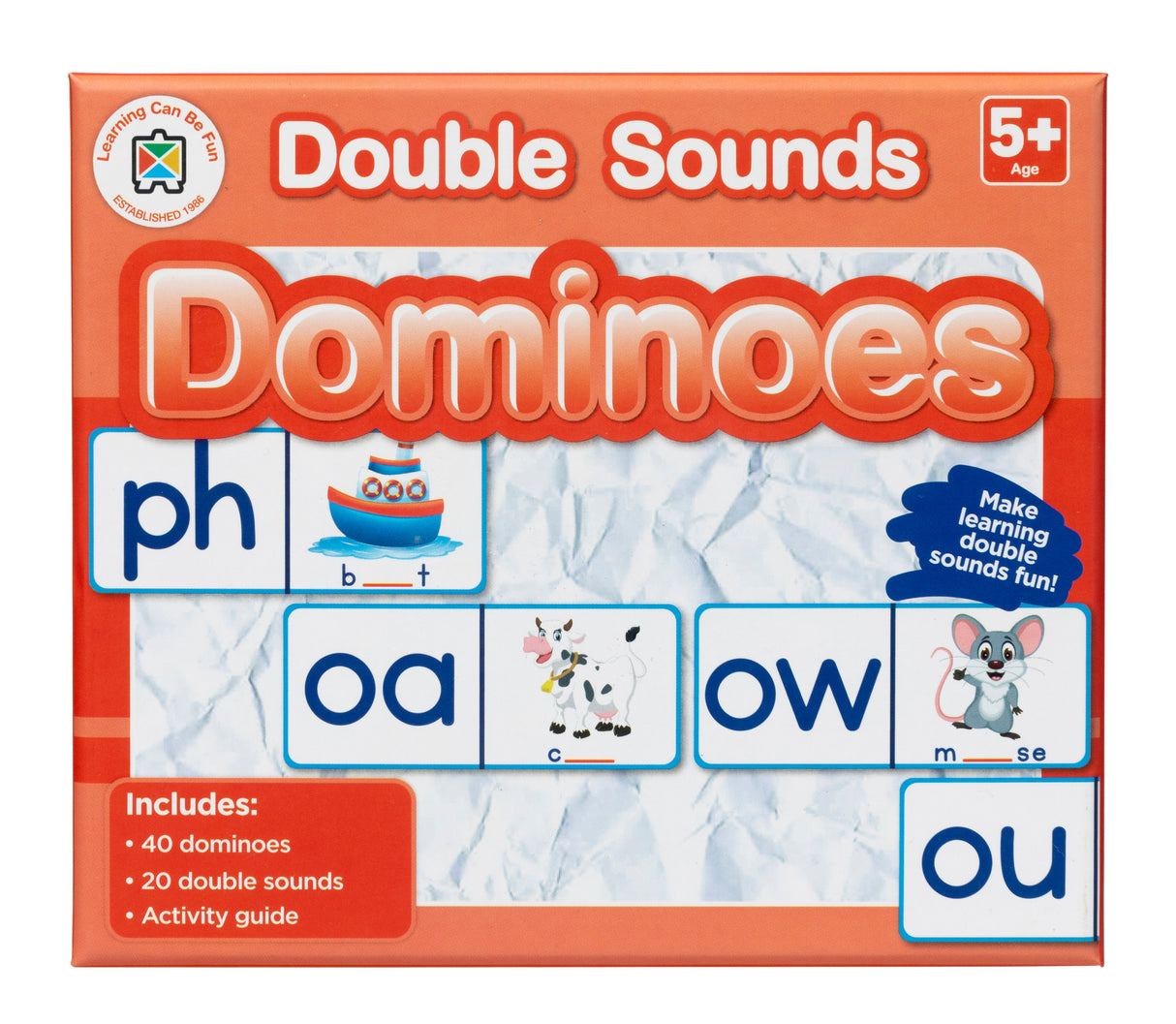 Double Sounds Dominoes - Educational Vantage
