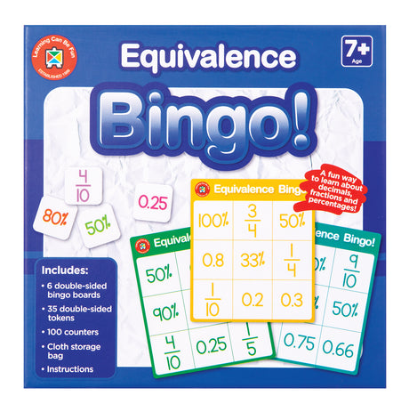 Equivalence Bingo - Educational Vantage