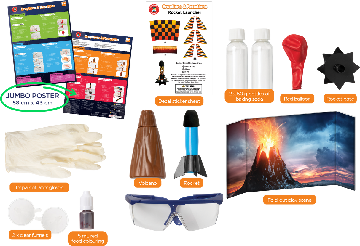 LCBF - Eruptions & Reactions kit - Educational Vantage