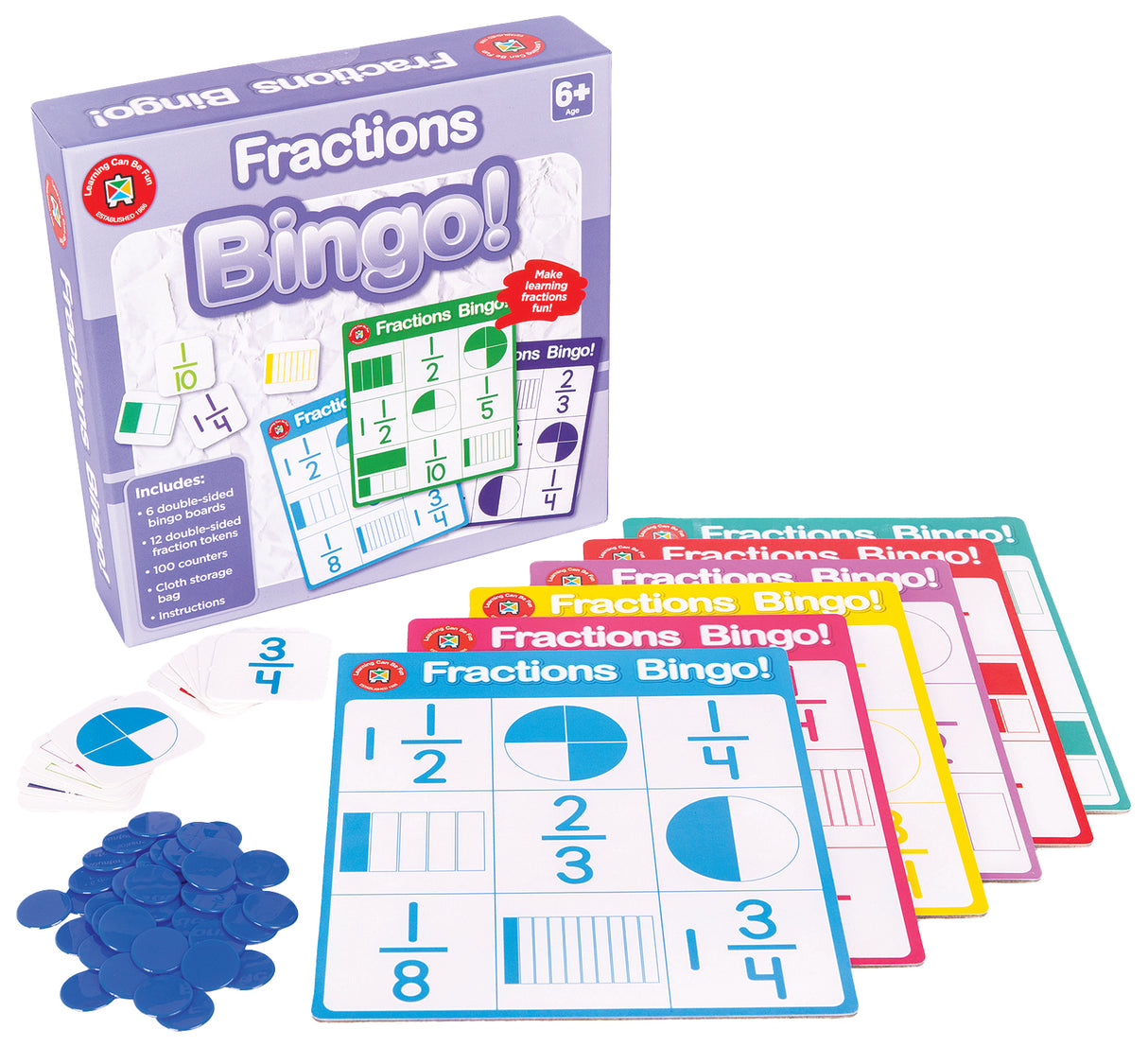 Fractions Bingo - Educational Vantage