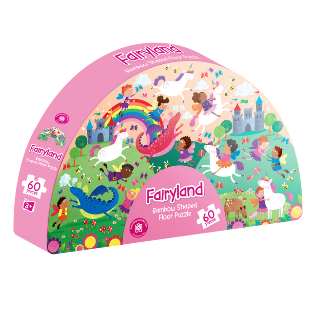 Fairyland: Rainbow Shaped Floor Puzzle - Educational Vantage