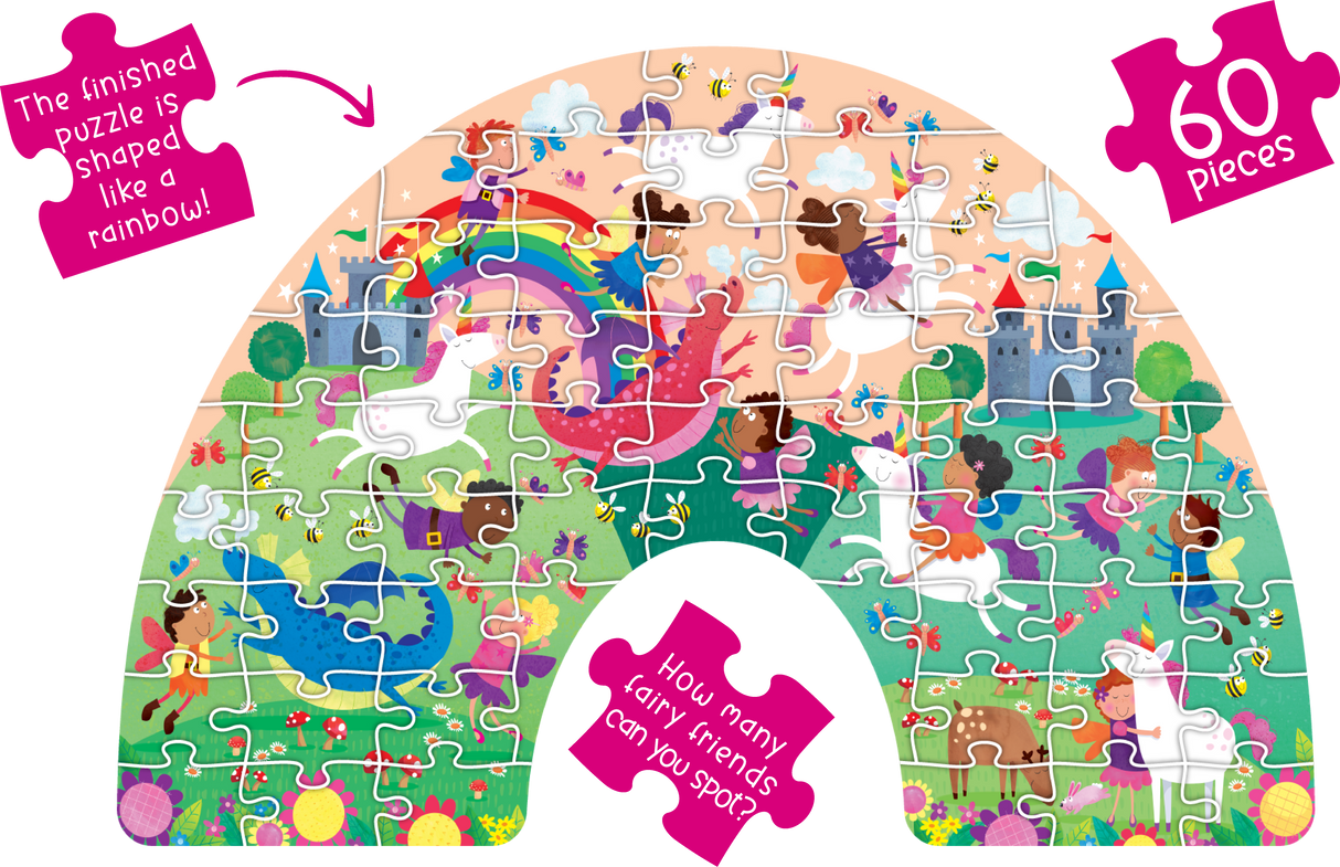 Fairyland: Rainbow Shaped Floor Puzzle - Educational Vantage