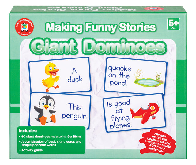 Making Funny Stories Giant Dominoes - Educational Vantage
