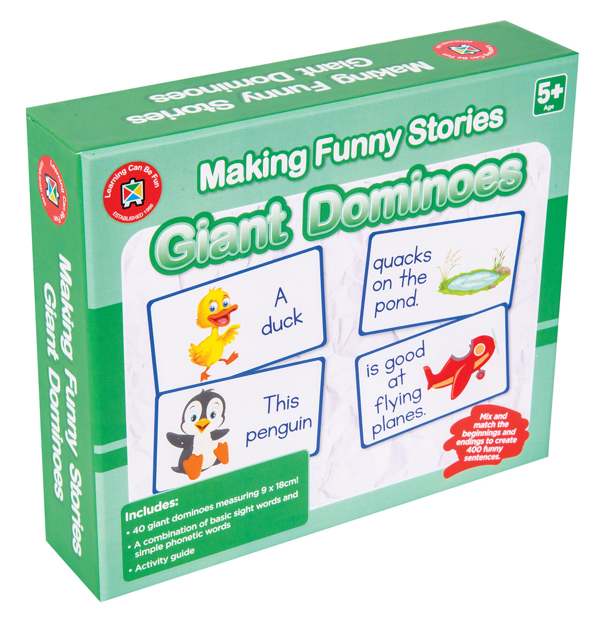 Making Funny Stories Giant Dominoes - Educational Vantage