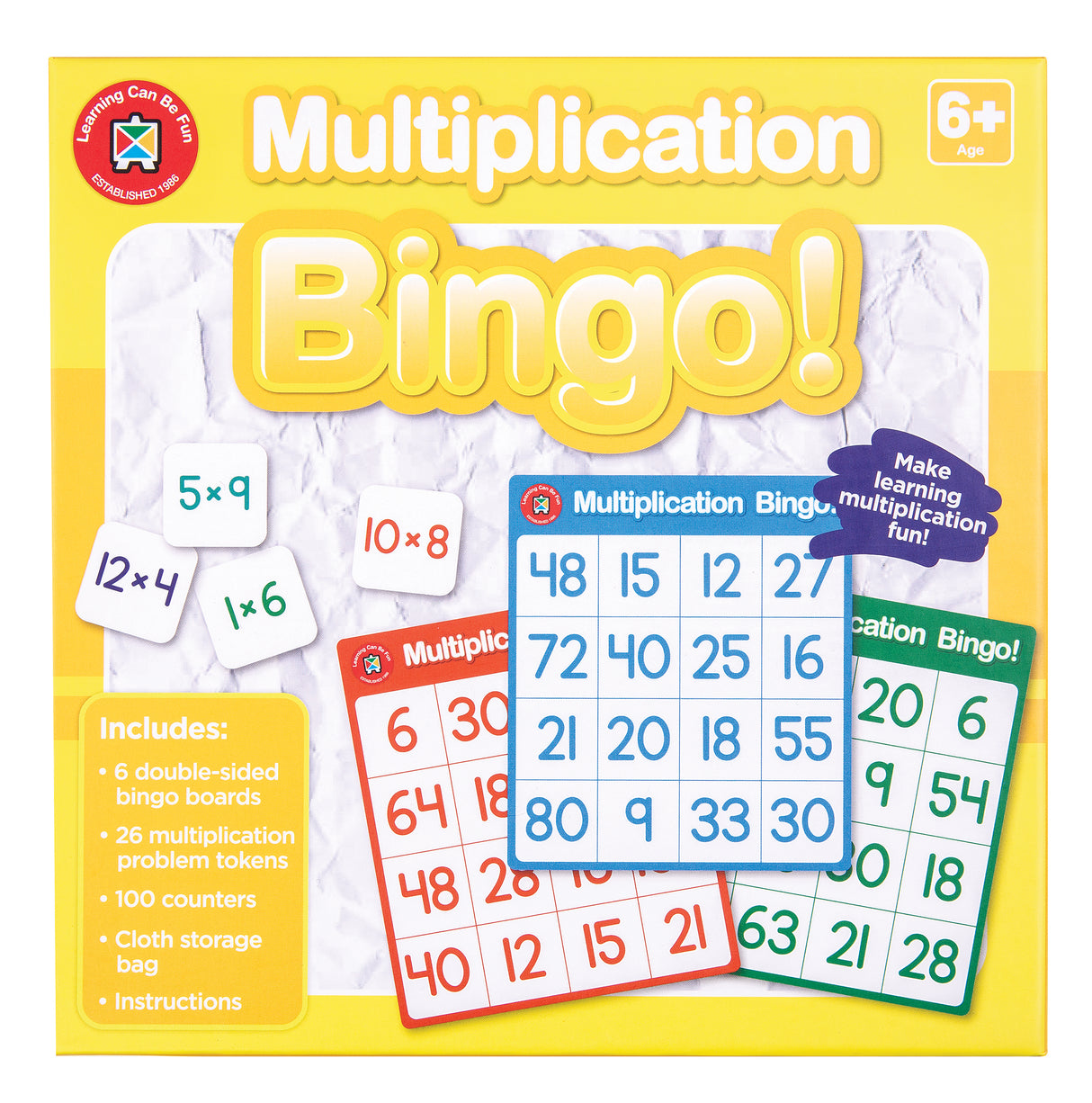 Multiplication Bingo - Educational Vantage