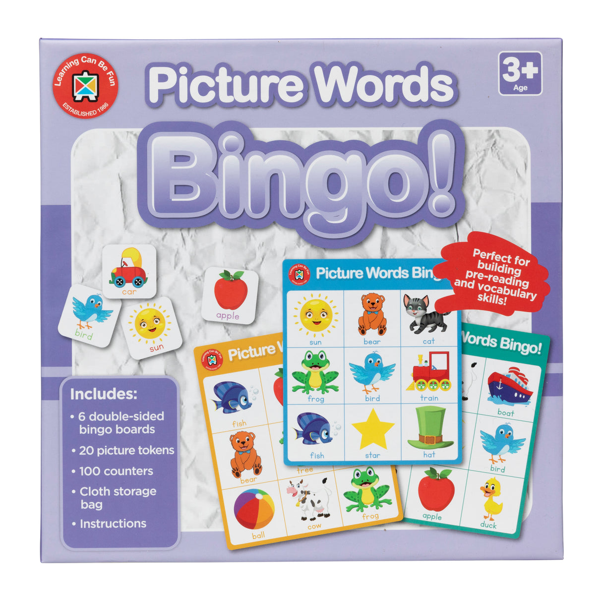 Picture Words Bingo! - Educational Vantage