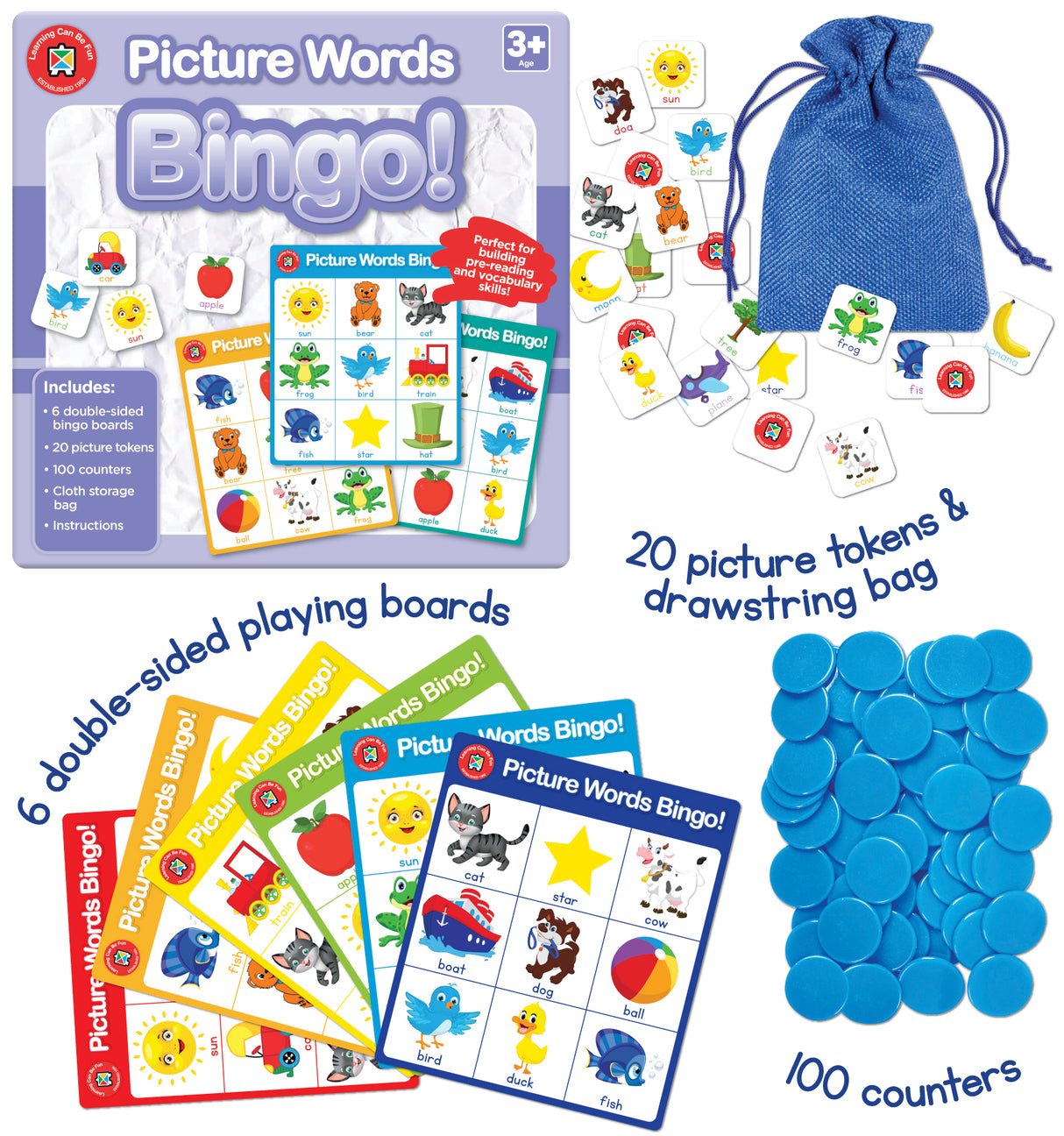 Picture Words Bingo! - Educational Vantage