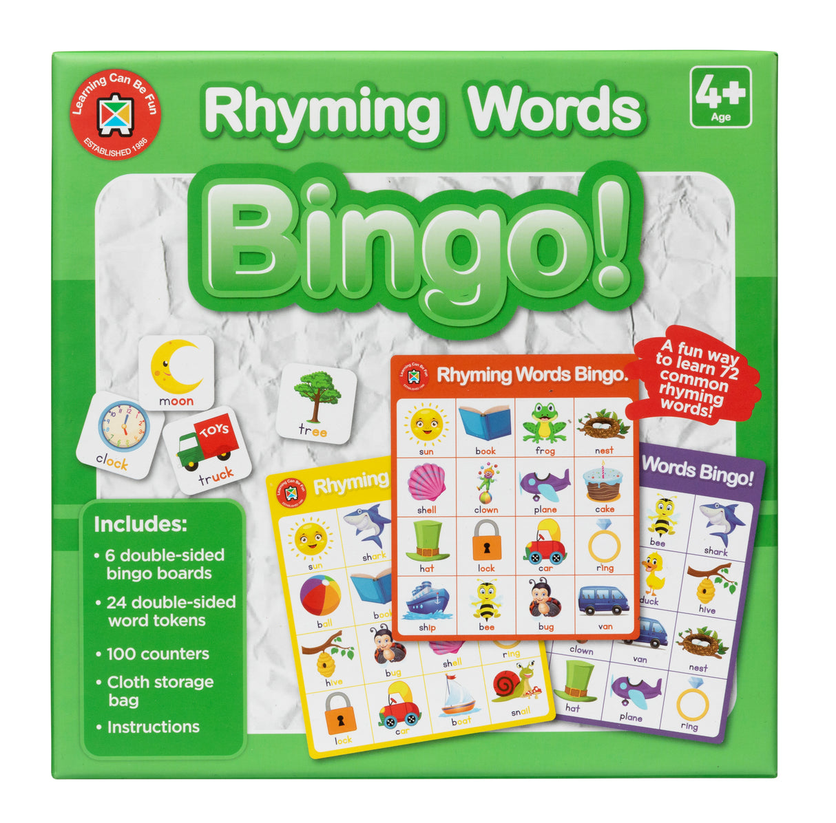 Rhyming Words Bingo! - Educational Vantage