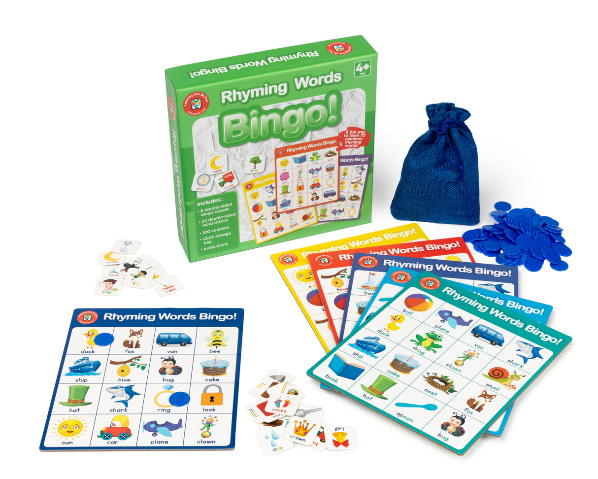 Rhyming Words Bingo! - Educational Vantage