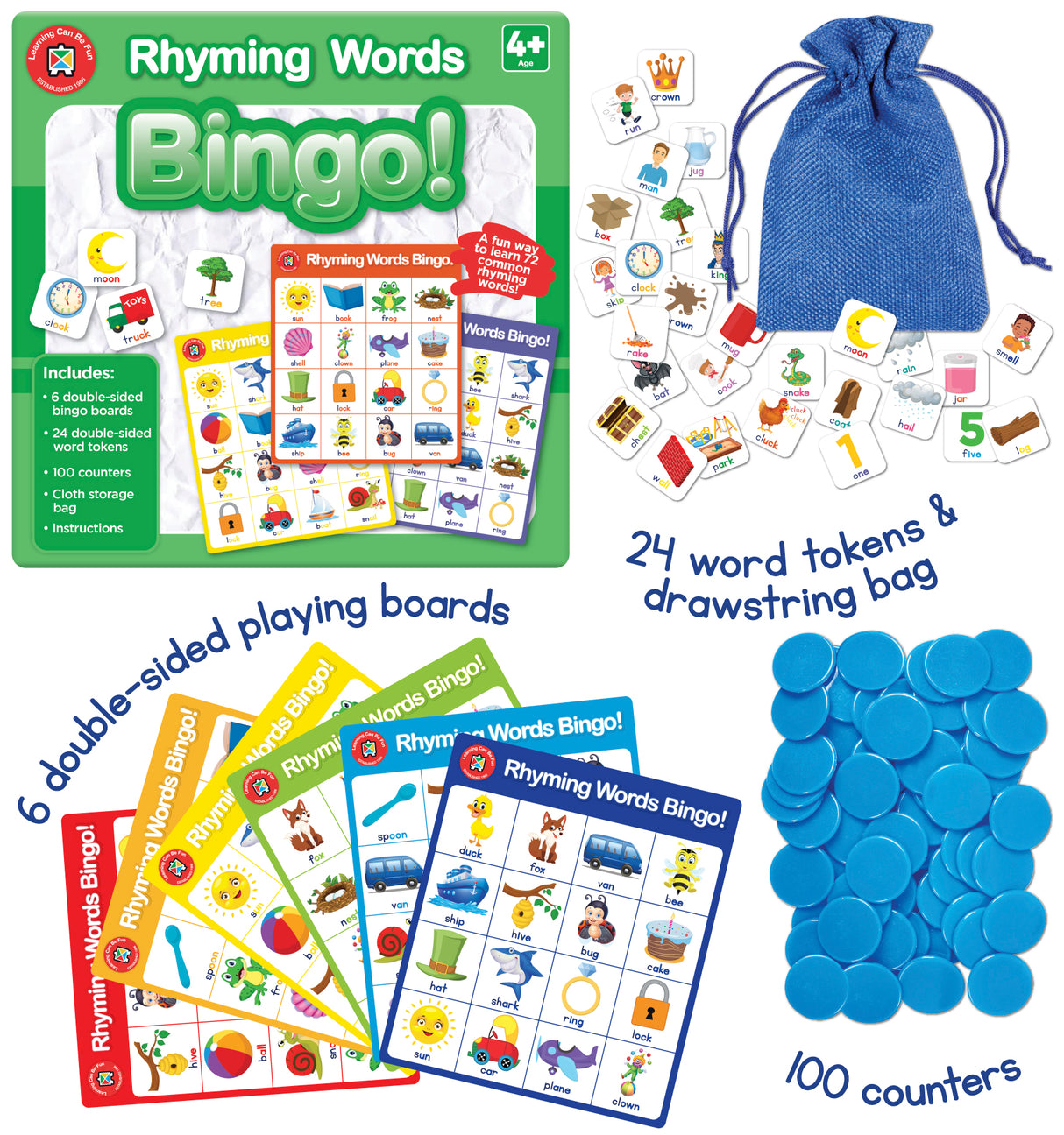 Rhyming Words Bingo! - Educational Vantage