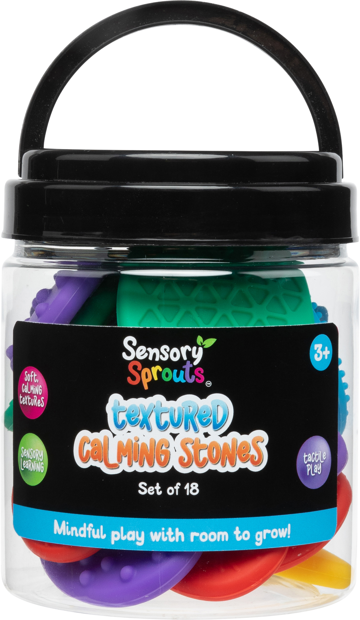 Textured Calming Stones Set - Educational Vantage