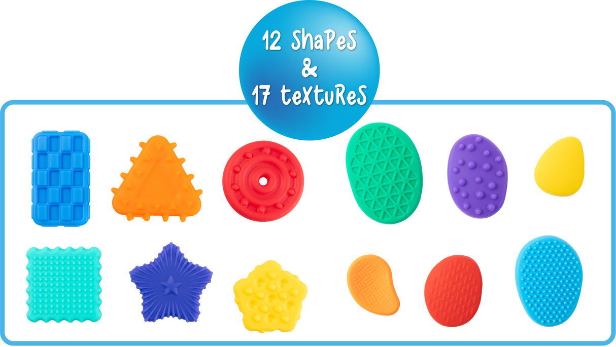 Textured Calming Shapes & Stones Set - Educational Vantage