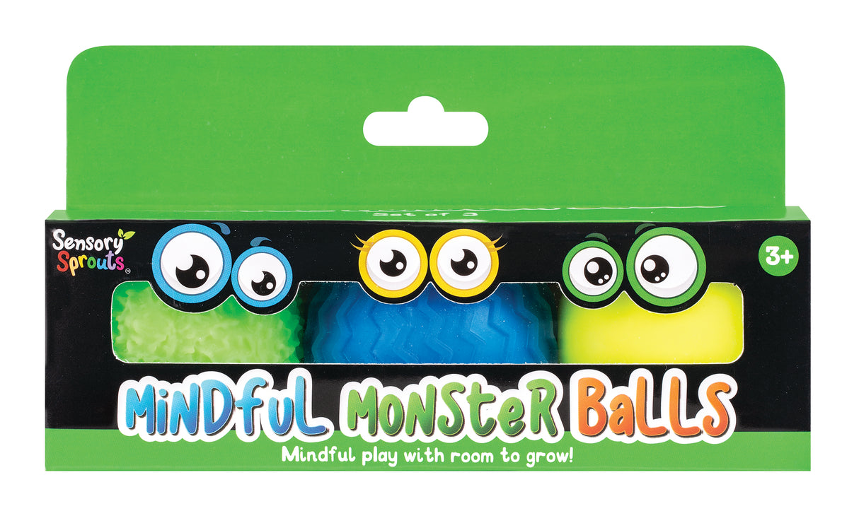 Mindful Monster Balls Green - Educational Vantage