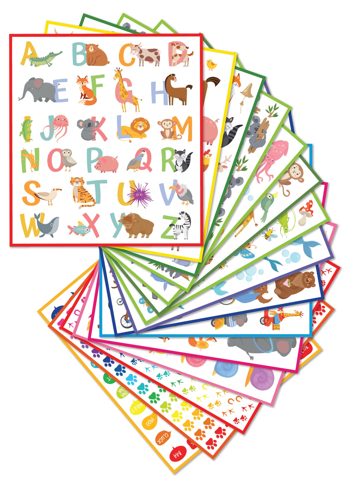 Animal World Sticker Set - Educational Vantage
