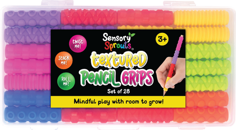 Textured Pencil Grips Set - Educational Vantage