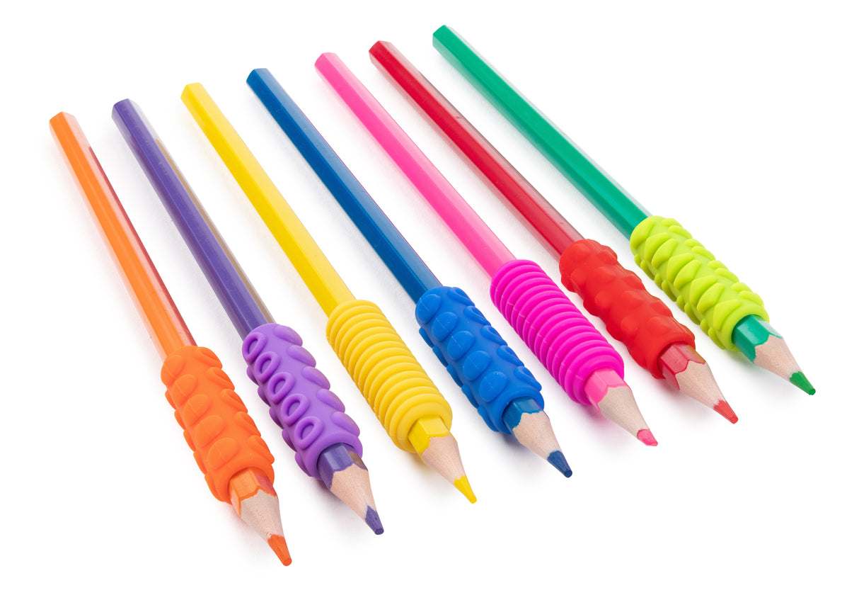 Textured Pencil Grips Set - Educational Vantage