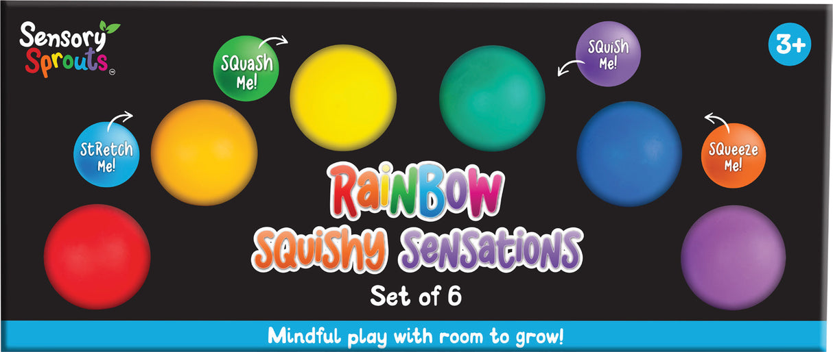 Rainbow Squishy Sensations Set - Educational Vantage