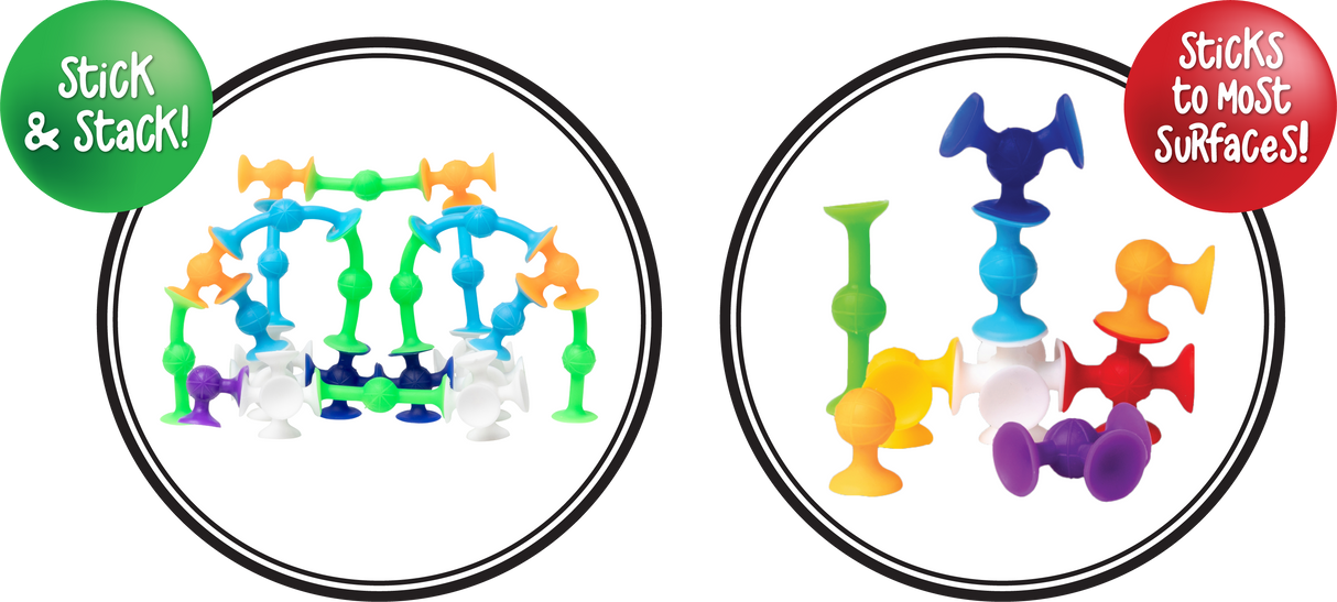 Suction Shapes Jar - Educational Vantage