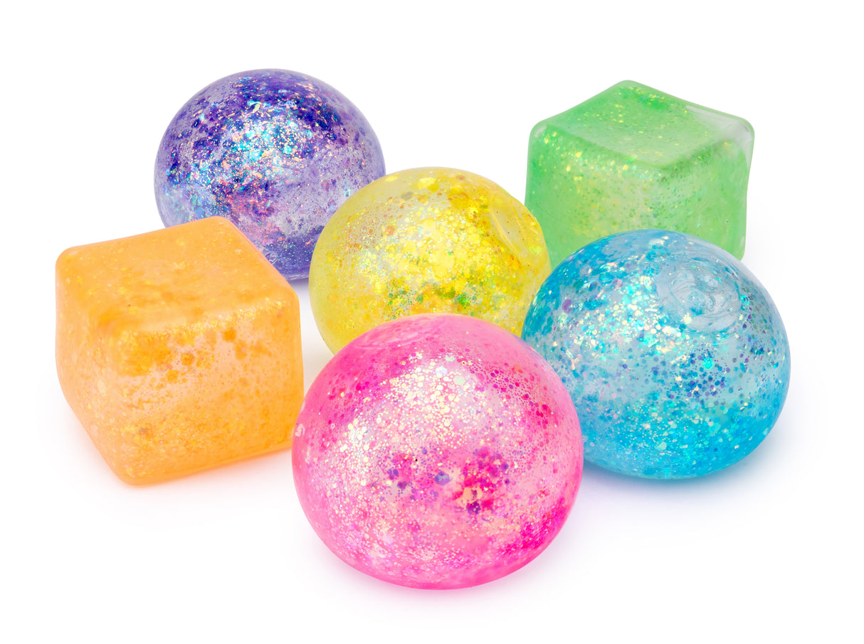 Stretch & Sparkle Shapes Jar - Educational Vantage