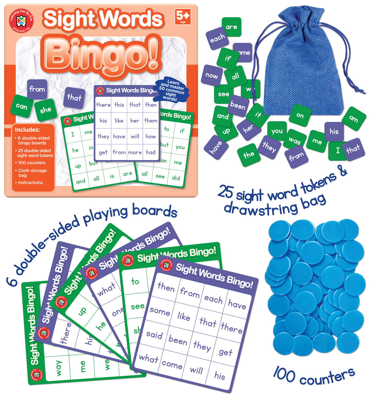 Sight Words Bingo! - Educational Vantage