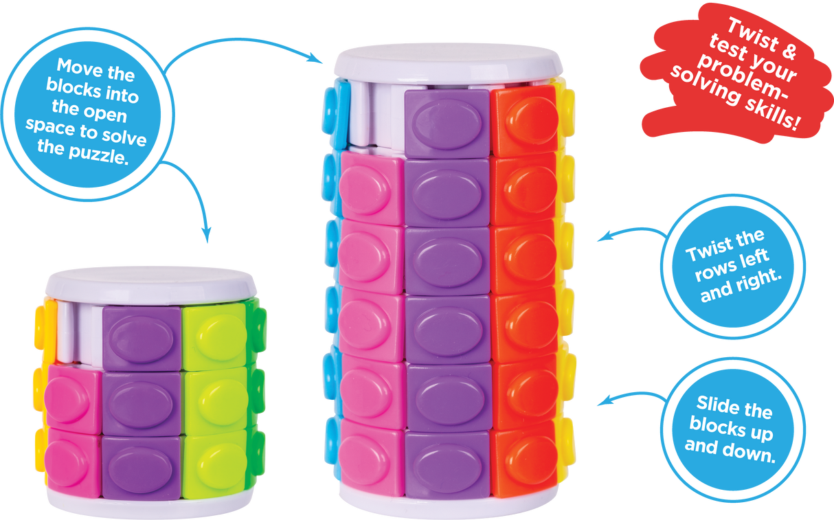 Twist & Slide Puzzle Set - Educational Vantage