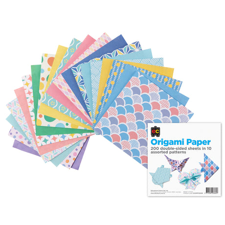 Origami Paper Packet 200 - Patterns - Educational Vantage