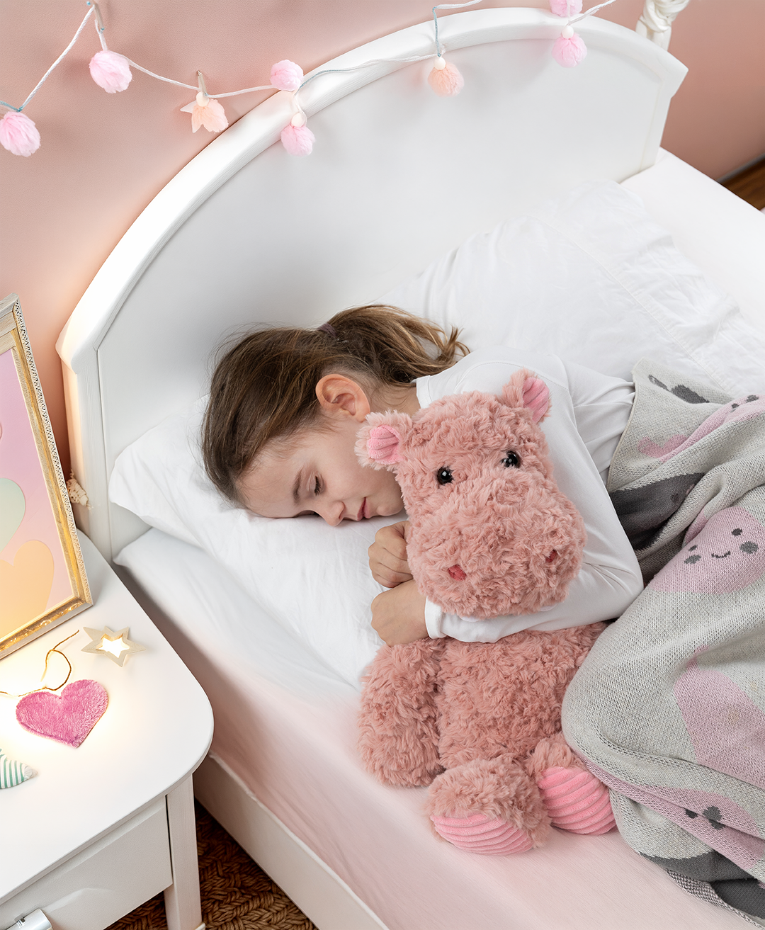 Mini & Me Weighted Plush - Hippo Hugs