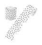 Black and White Dots Rolled Scalloped Border - Educational Vantage