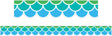 Cool Tones Scallops Border - Educational Vantage