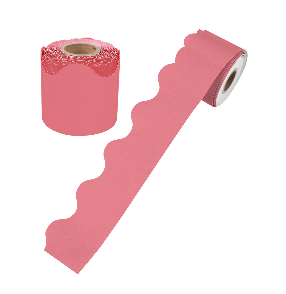 Growing Minds Crimson Rolled Scalloped Border - Educational Vantage