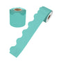 Growing Minds Teal Rolled Scalloped Border - Educational Vantage