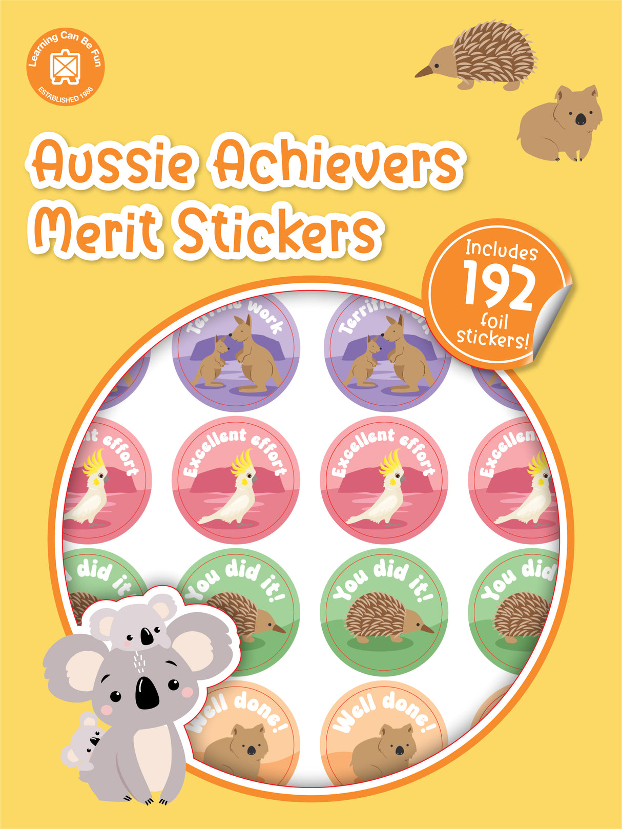 Aussie Achievers Merit Sticker Book - Educational Vantage