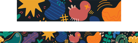 Night Brights Abstract Border - Educational Vantage