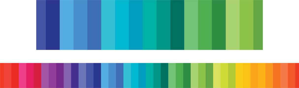 Rainbow Stripes Border - Educational Vantage