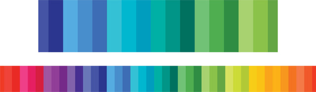 Rainbow Stripes Border - Educational Vantage