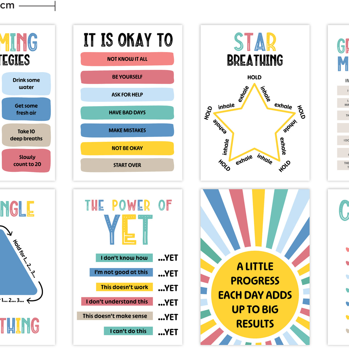 Growing Minds Calming Corner Poster Set
