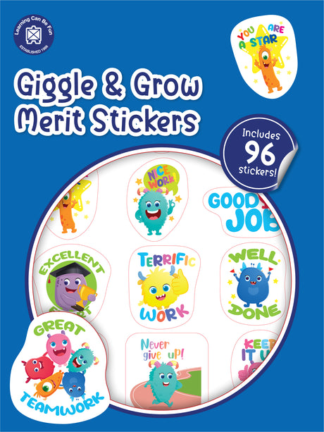 Giggle & Grow Merit Sticker Book - Educational Vantage