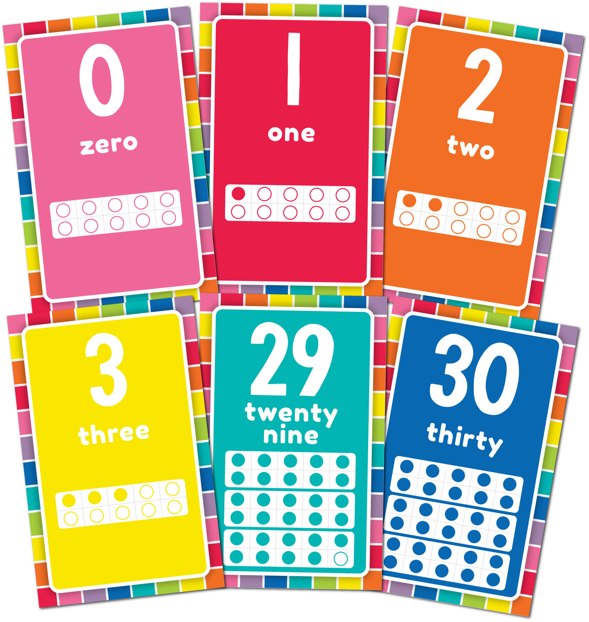 Giggle & Grow Number Cards Bulletin Board Set - Educational Vantage