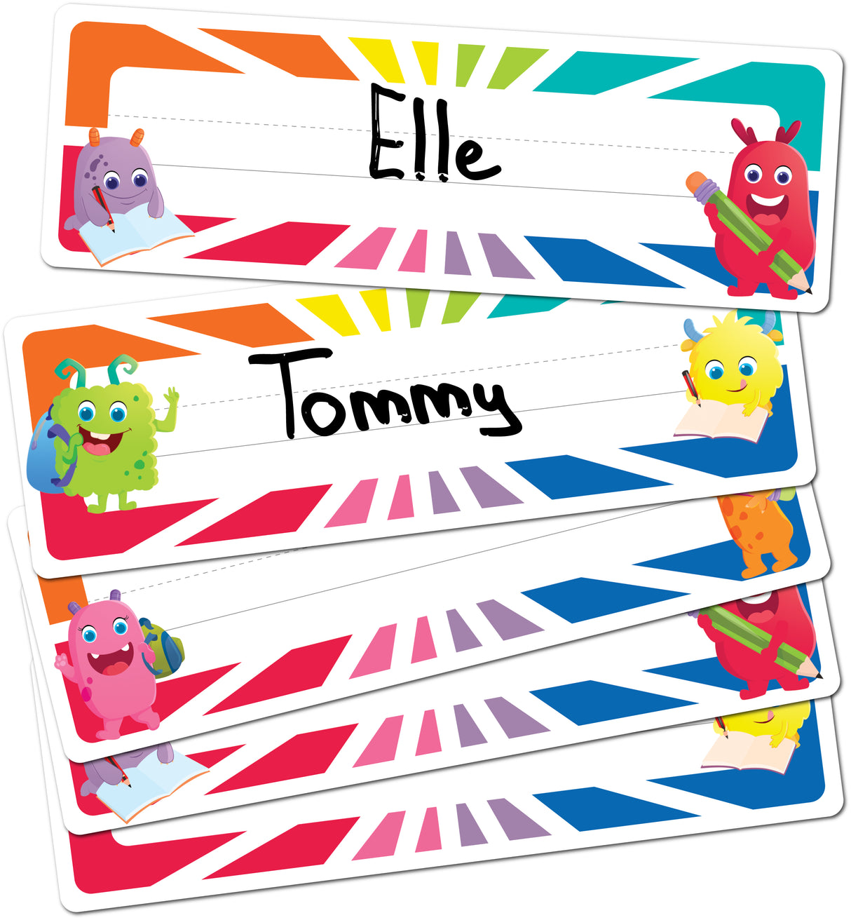 Giggle & Grow Adhesive Name Plates - Educational Vantage