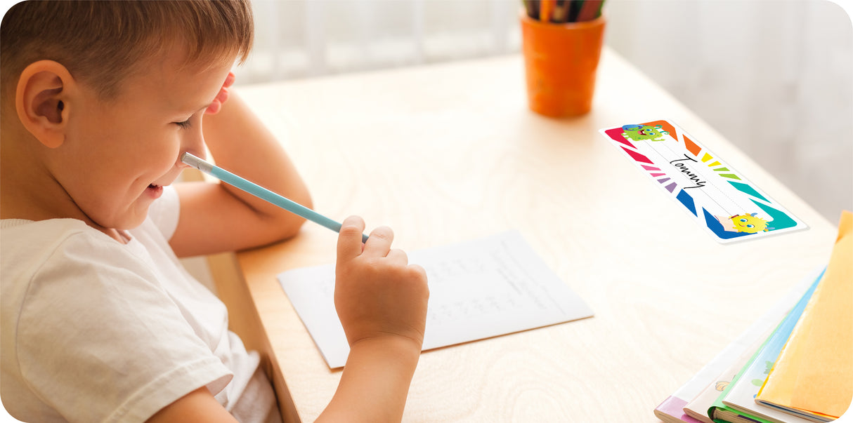 Giggle & Grow Adhesive Name Plates - Educational Vantage