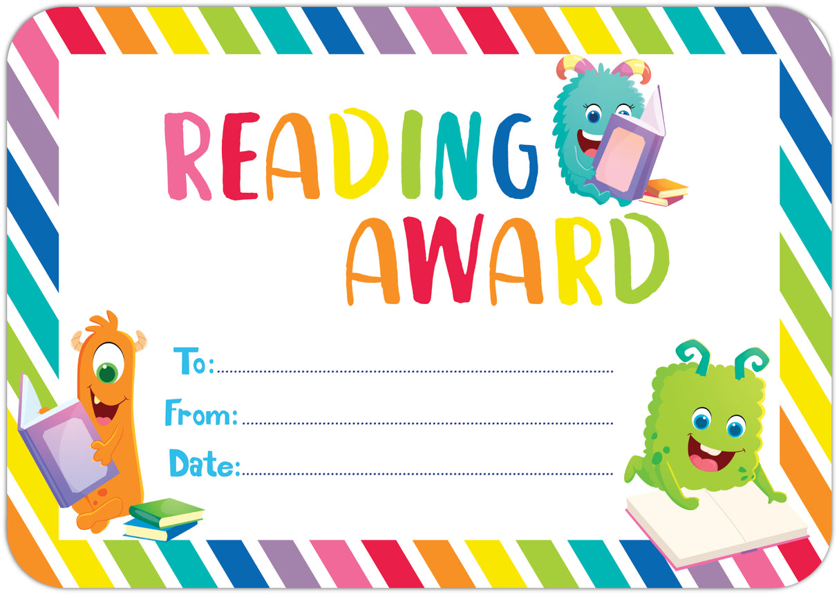 Giggle & Grow Reading Award Certificates - Educational Vantage