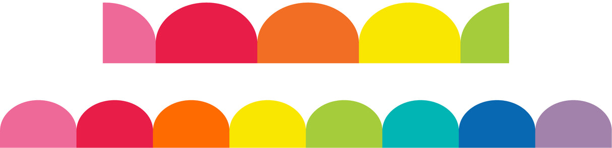 Giggle & Grow Rainbow Scalloped Border - Educational Vantage