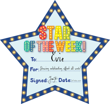 Giggle & Grow Star of the Week Certificates - Educational Vantage