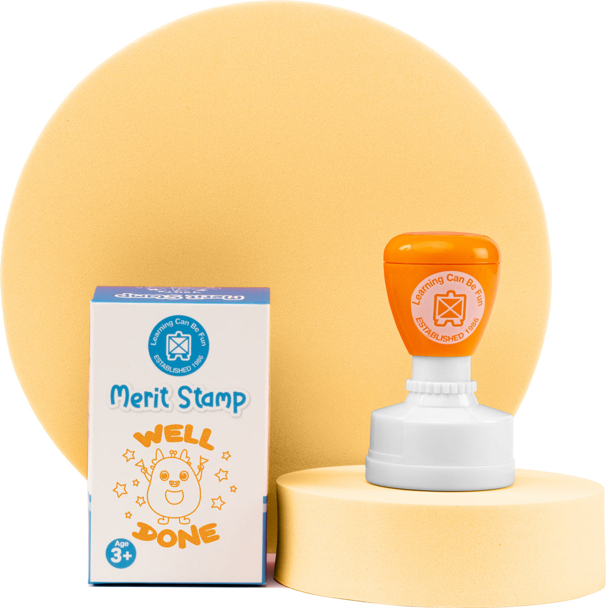 Giggle & Grow Well Done Merit Stamp - Educational Vantage