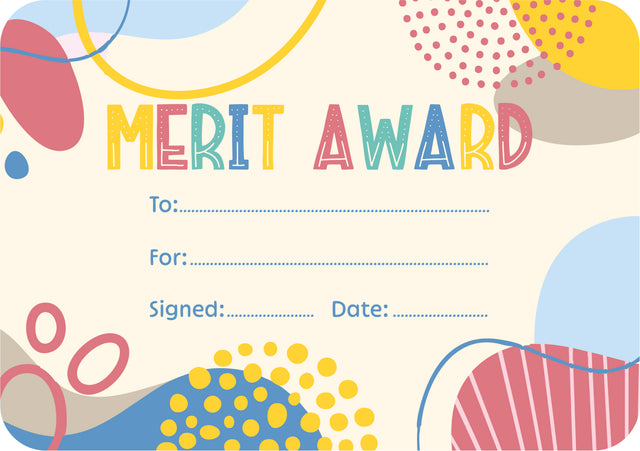 Growing Minds Merit Award Certificates - Educational Vantage