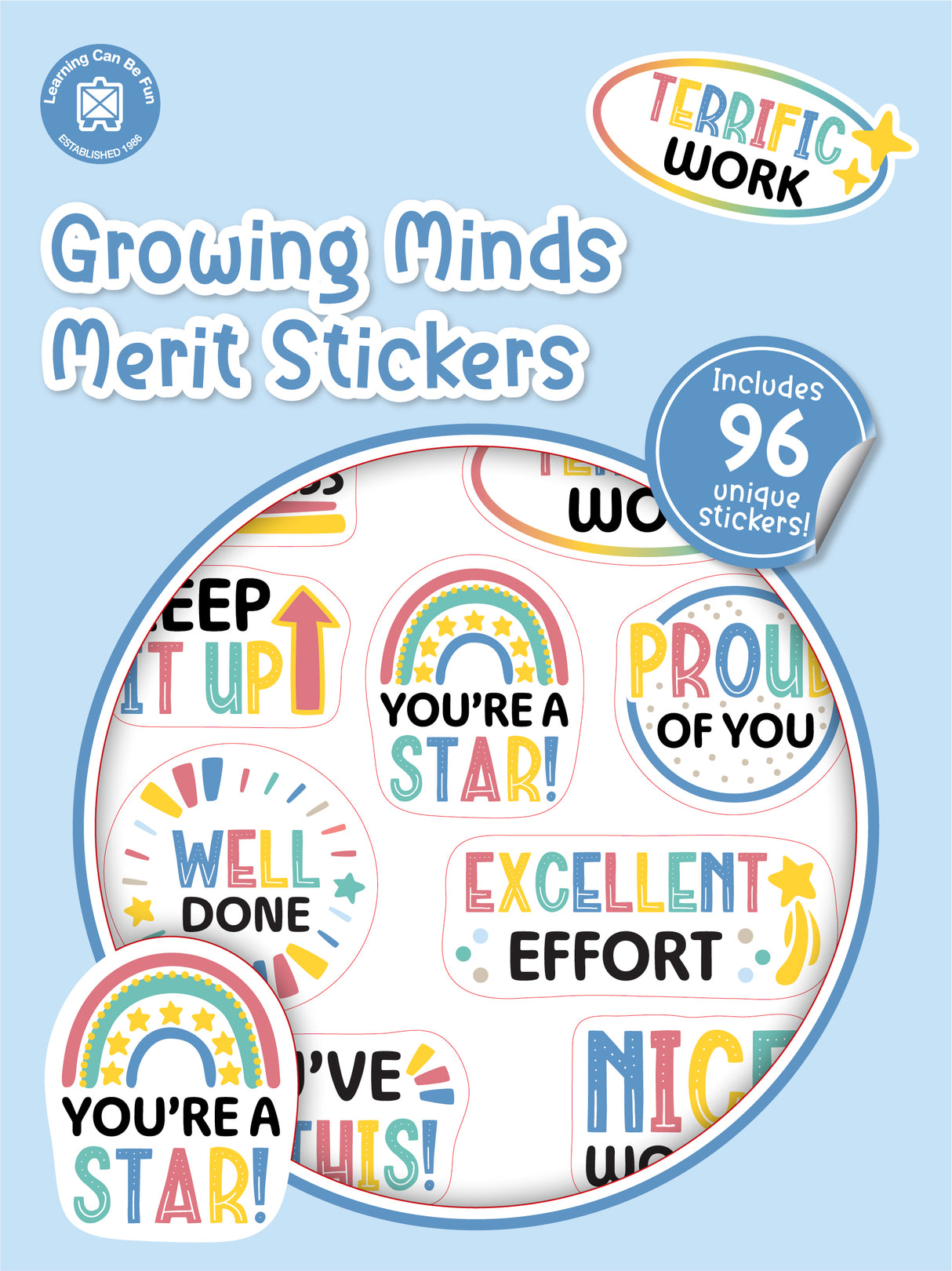 Growing Minds Merit Sticker Book - Educational Vantage